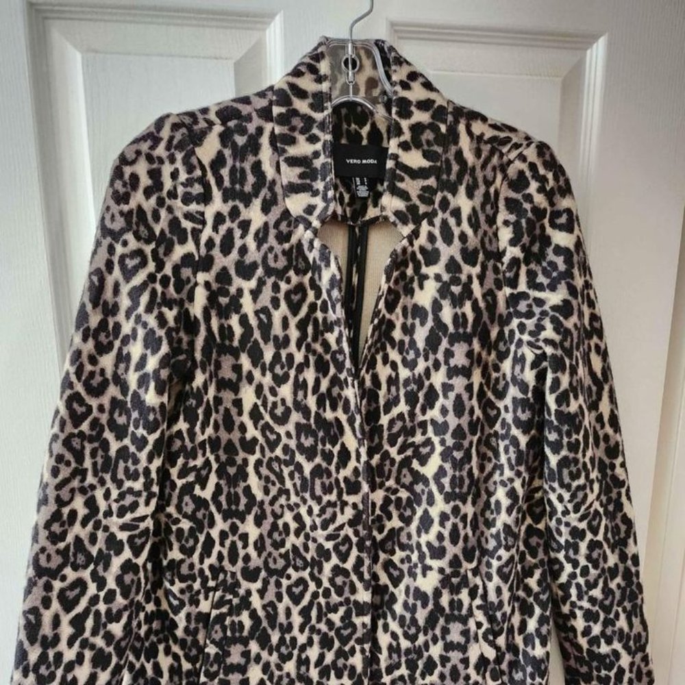 Vero Moda Ladies Leopard Coat